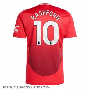 Manchester United Marcus Rashford #10 Replika Hemmatröja 2024-25 Kortärmad